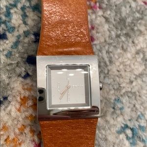 DKNY Watch Genuine Leather